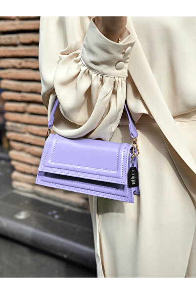 Night Geantă de mână și de umăr pentru femei Mini Julia Model Liliac