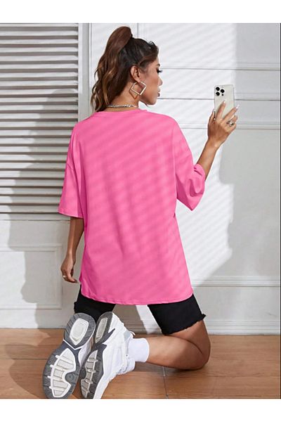 aynewmoda oversize flower printed T-shirt