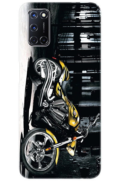OPPO A52 / A72 / A92 Uyumlu Kılıf Desen Baskılı Silikon Motorcycle STK:297 CP...