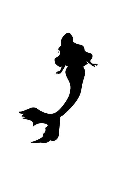 tgzm ملصق حورية البحر لمحرك السيارات والكمبيوتر المحمول على الجدار بحجم 15x21 سم