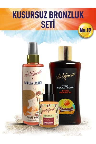 Eda Taşpınar Tan Perfect Set no.12 - Spf0+Vanilla Mist+Vanilla Hair (EGX03-EGX62-EGX82)