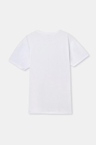 Dagi O Neck White T-Shirt