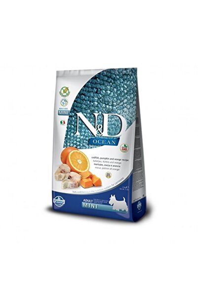 N&D Nd Ocean Balkabaklı Morina Balıklı Ve Portakallı Küçük Irk Tahılsız Yetiş...