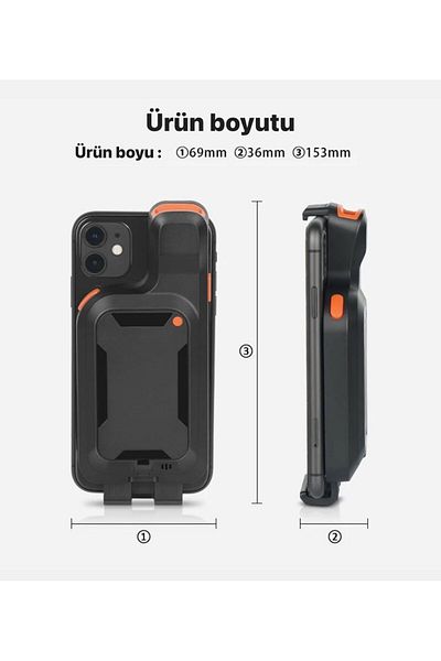 FOSILAVM 2D phone back clip Bluetooth barcode scanner wireless portable barcode reader