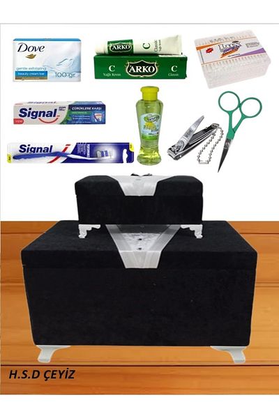 Sonem Çeyiz Cufăr de zestre pentru mireasa și mire - 2 în 1100 Cufăr cosmetic pentru machiaj