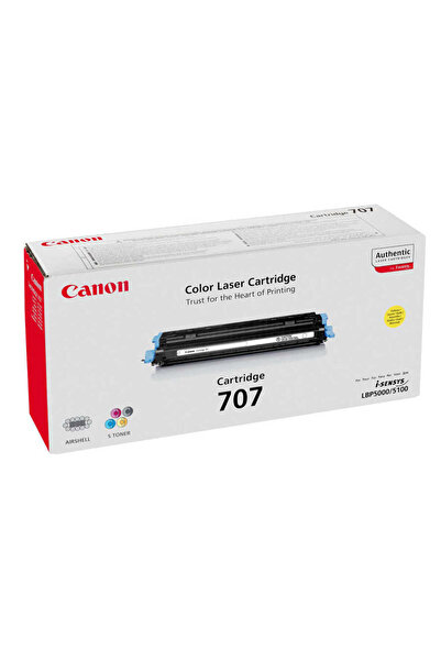Canon Crg-707y (9421A004) Sarı Toner - Lpb5000 / Lbp5100 (T5480)