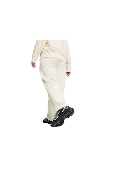 Puma Classics Ribbed Relaxed Pant Γυναικεία casual φούτερ 62426866   Κρέμα