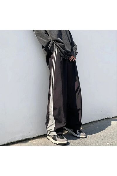 DEEFWEAR Φούτερ από ύφασμα μαύρο γκρι Piece Parachute