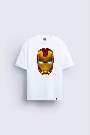 Iron man t shirt beyaz shop