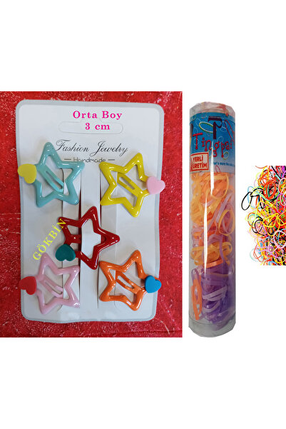 Gökbin Cataramă cu stea pentru fete Cataramă cu clemă colorată Cataramă cu st...