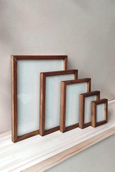 Yoko Home Orijinal, Kanallı, Değiştirilebilir Ahşap Çerçeve, Tek Parça Boş Çerçeve (Önü korumalı, Postersiz)