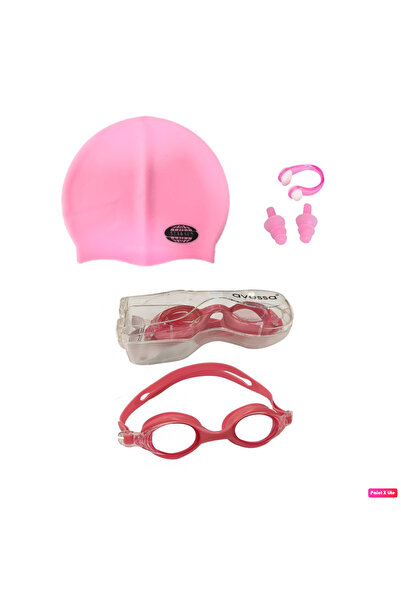 AVESSA 3'lü Yetişkin Unisex Havuz Seti Yüzücü Deniz Gözlüğü Havuz Gözlüğü + B...