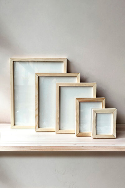 Yoko Home Orijinal, Kanallı, Değiştirilebilir Ahşap Çerçeve, Tek Parça Boş Çe...