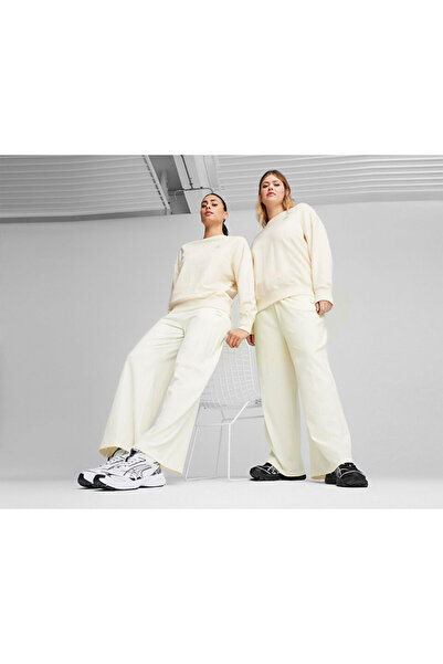 Puma Classics Ribbed Relaxed Pant Kadın Günlük Eşofman Altı 62426866 Krem