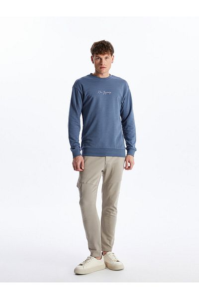 LC Waikiki Crew Neck Long Sleeve Printed Men's Sweatshirt