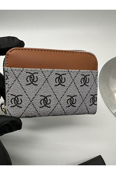 BRL Çanta Mini Boy Gri Cüzdan