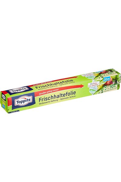 Toppits 20m x 32.5cm Stretch Food Cover - Stretch Wrap