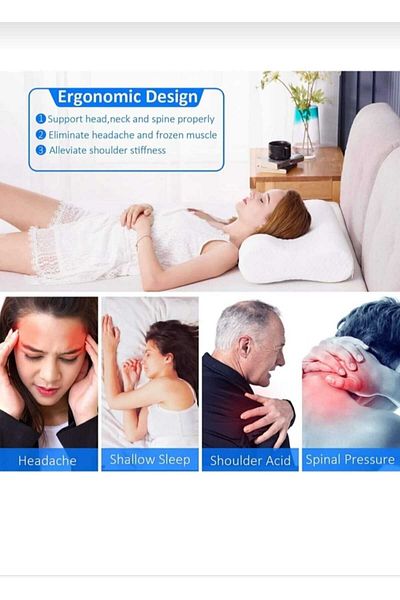 AYHOME Orthopedic Neck Herniation Neck Neck Flattening Neck Pain Neck Decal Orthopedic Pillow