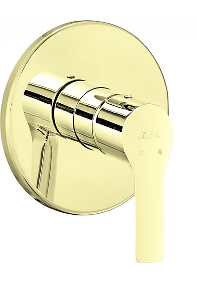 Eca Luna Built-in Shower Faucet Surface Mounted Gold Color102867106-Y