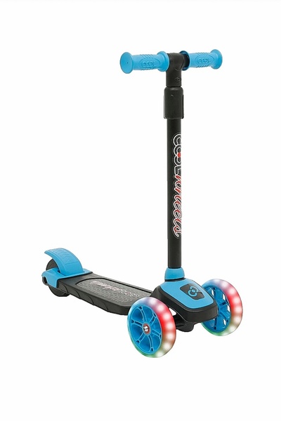 Genel Markalar Kaliteli Mavi Çocuk Scooter Coll Wheels Led Işıklı 3 Tekerlekl...