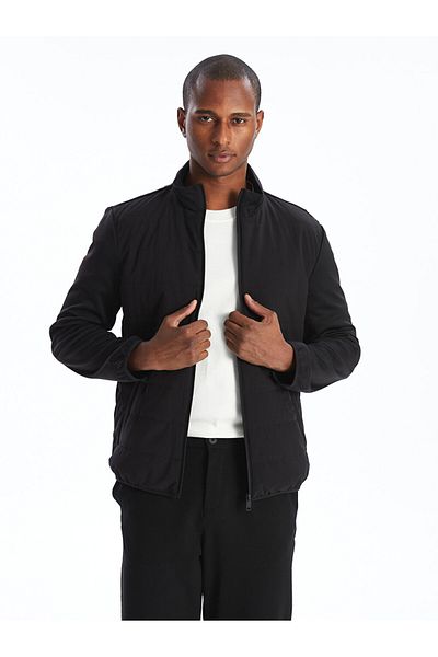 LC Waikiki Slim Fit Stand Collar Men's Coat