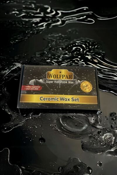 WOLFPAR CERAMİC WAX  SET  YÜKSEK PARLAKLIK  BOYA KORUYUCU VE YENİLEYİCİ (GÜNEŞ YANIKLARINA KARŞI ETKİLİ)