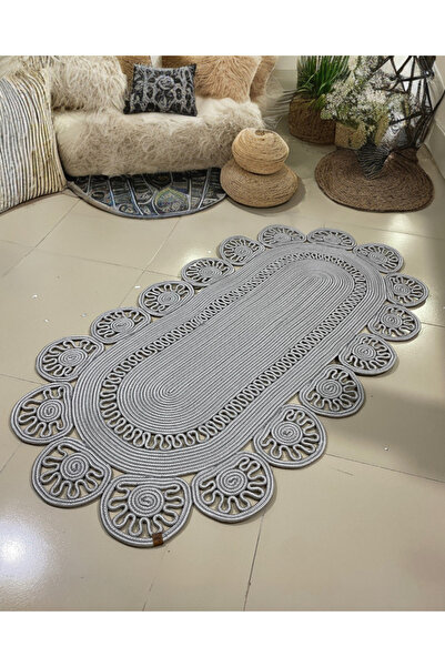 HomeTurko Moderin Hasır, Jüt Desenli, Naturel - Jüt Dekoratif Kilim, Paspas, ...