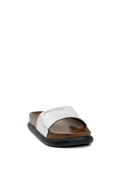 Pierre Cardin PC-7272 Women's Flat Slippers Silver