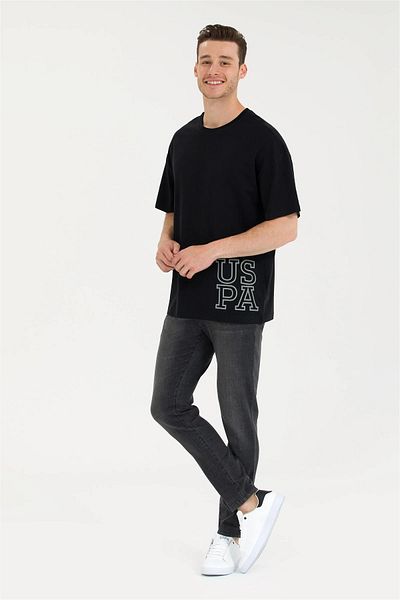 U.S. Polo Assn. ΒΑΣΗ. POLO ASSN. ΥΦΑΝΤΟ ΥΦΑΣΜΑ STRAIGHT ΑΝΘΡΑΚΙΤΙΚΟ ΤΖΙΝ ΠΑΝΤΕΛΟΝΙ