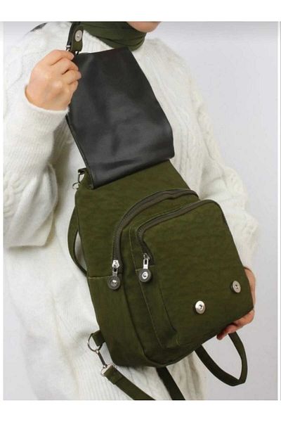 lowell bag Rucsac cu două compartimente Lowell cu fermoar și acoperire cu magnet