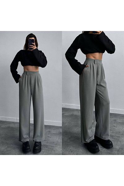 FİWOMEN Women's Velcro Plaszo Pants