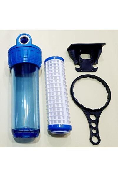 FİLTEK Filtek 10" Tekli Filtre Kabı ve Yıkanabilir Filtre 1" 3/4" 1/2"
