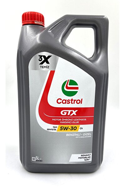 CASTROL Gtx C4 5w-30 5 Lt Ü.T (2025)