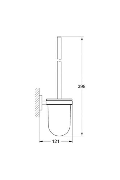 Grohe Tuvalet Fırçası Seti