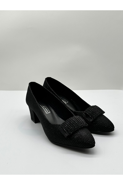 KARVENSHOES Karven Siyah Pullu Ayakkabı 11272