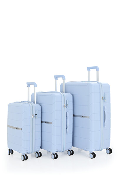 MÇS Mçs Üçlü Polipropilen Valiz Seti V366