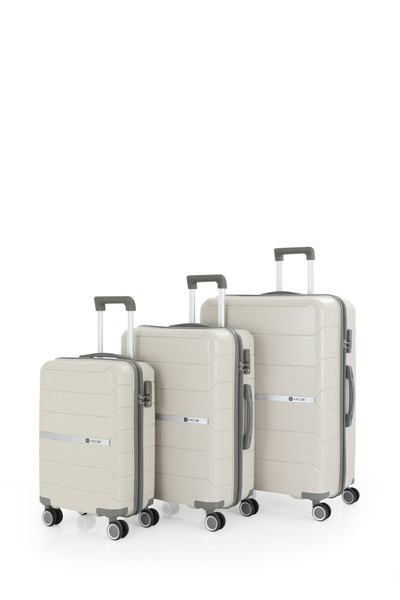 MÇS Mçs Üçlü Polipropilen Valiz Seti V366