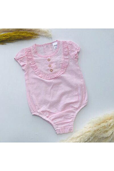 Kidaxi بدلة بادي منقوشة بأزرار من إليانور مع أزرار سفلية