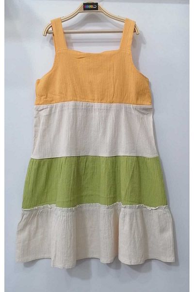CİCHLİD Girl's Color Block Dress