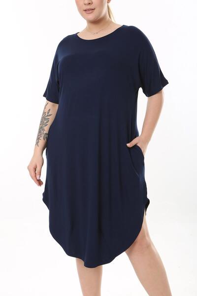 ESPİNA Women's Plus Size Viscose Dress