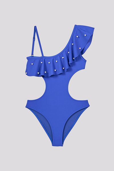 SHELLSEA Mother's and Daughter's Pearled Swimsuit