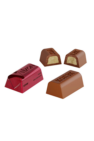 KONAK Vizon Sütlü Krema Dolgulu Sütlü Çikolata 1000 Gr