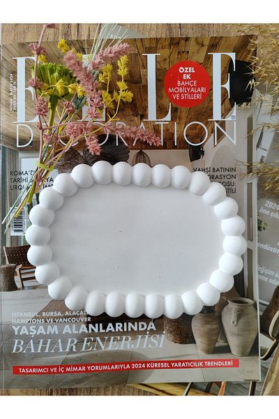 Minima Art Studio Bubble Oval Decorative Plate