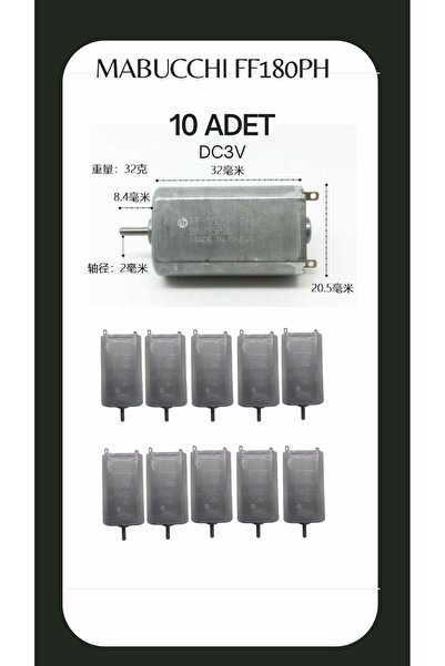 Mabuchi MABUCCHİ 3V DC MOTOR 10 ADET
