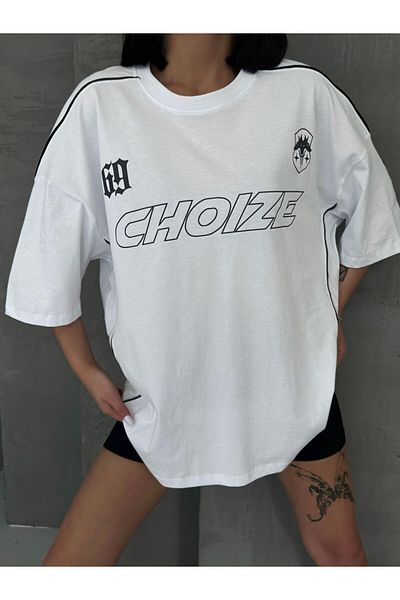 Gofeel Λευκό μπλουζάκι Choize Oversize