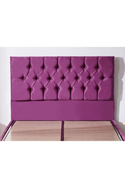 Niron Yatak Niron Purple Tek Kişilik Yatak Başlığı - 120 Cm Mor Kumaş Başlık - Baza Ve Karyola Başlığı