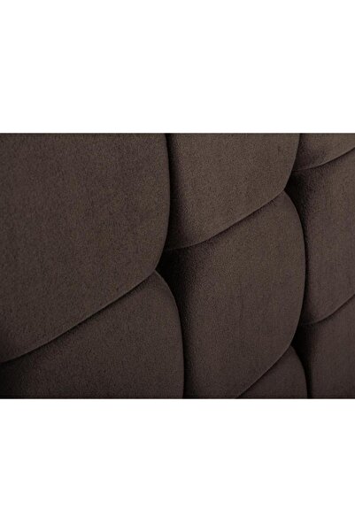 Niron Yatak Niron Rama 150cm Çift Kişilik Başlık, Füme Soho Kumaş Yatak Başlığı