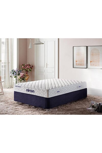 Niron Yatak Niron Soft Pocket Çift Kişilik Lüks Full Ortopedik Paket Yaylı Yumuşak Yatak 160x200 Cm