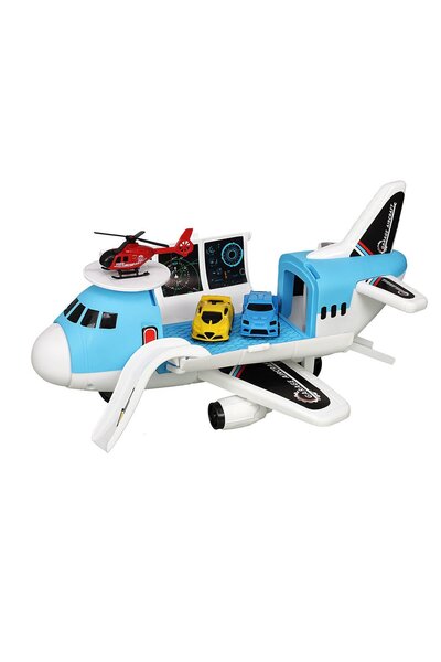 A-T AYZE-TRENDY MAVİ ÇOCUK UÇAK GARAJ OYUN SETİ 20126