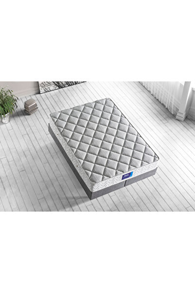 Niron Yatak Blue Yatak Tek Kişilik Lüks Full Ortopedik Sert Yatak, Pamuklu Örme Kumaşlı 5 Yıldızlı Otel Yatağı